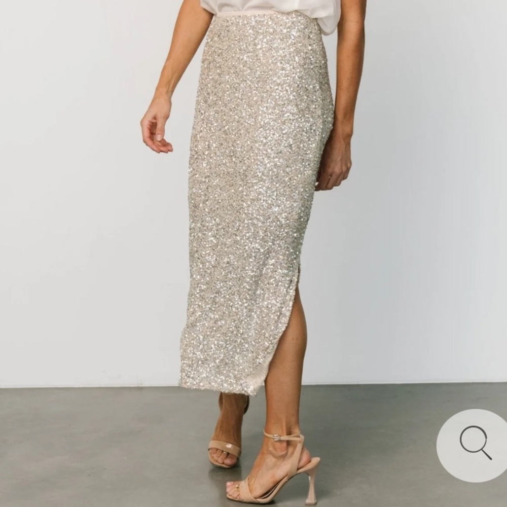Baltic Born Charmed Sequin Midi Skirt